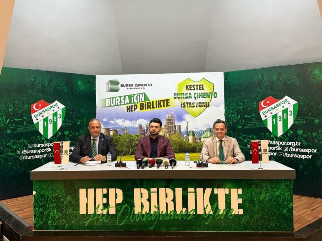 Bursaspor ve Bursa Çimento’dan Önemli Sponsorluk